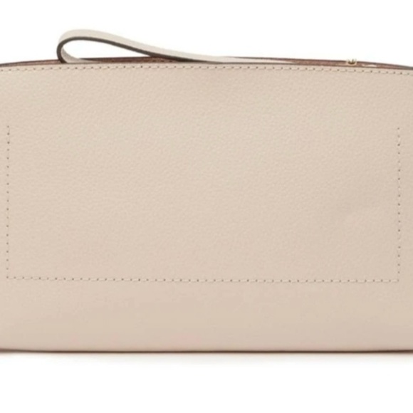 Kate Spade Riverside Street Warm Beige Emmie Leather Wristlet - Picture 3 of 7